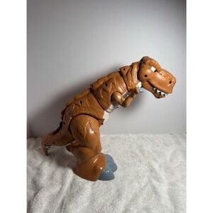 T-Rex Fisher Price Mattel 2011 Roaring Moving 20" Dinosaur working video
